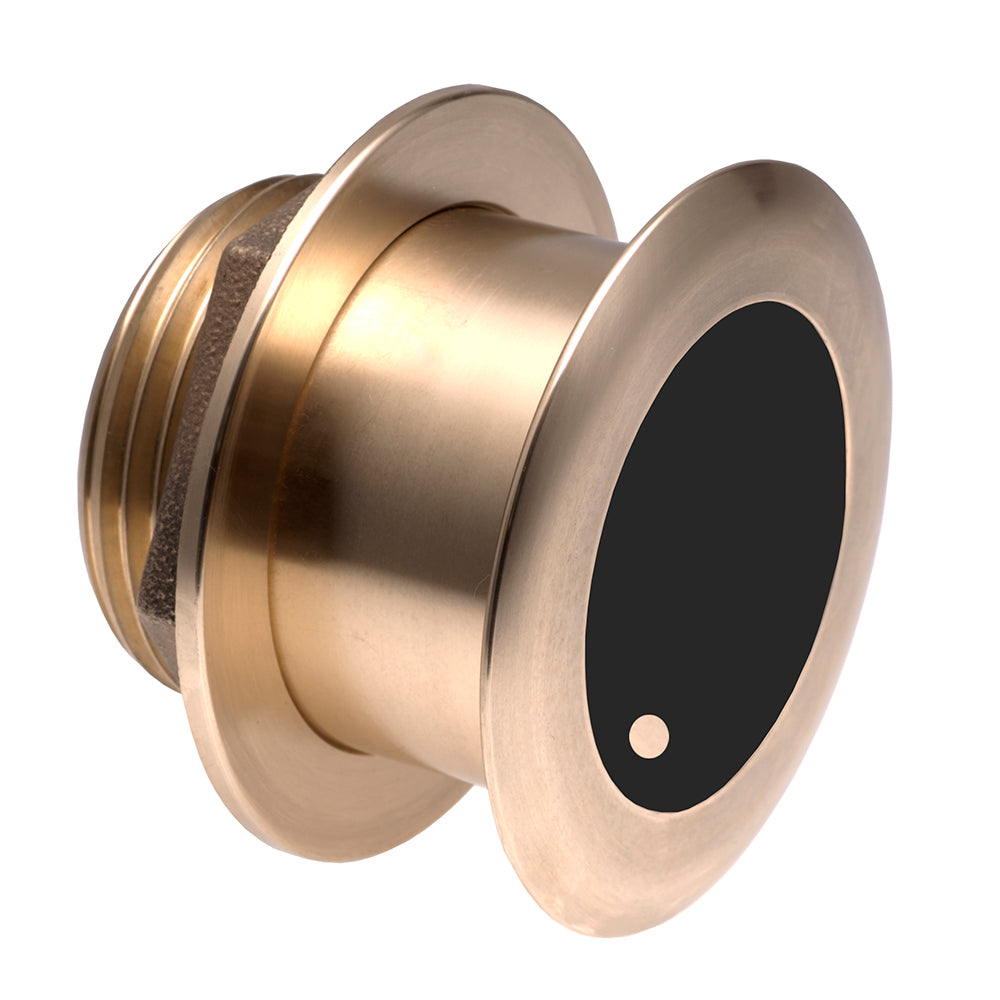 Airmar B175HW Bronze Thru-Hull Wide Beam CHIRP Transducer, 20° Tilt, 1kW, 150-250 kHz, Depth & Temp, B175C-20-HW-MM
