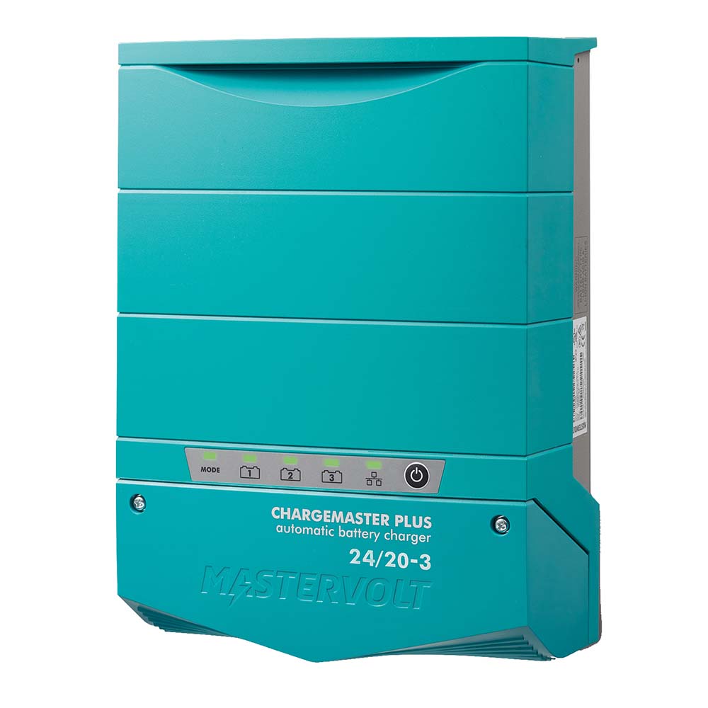 Mastervolt ChargeMaster Plus 24/20-3 Battery Charger - 24V 20A, 3 Outputs, 3-Step+ Charging, Lithium Compatible (44320205)