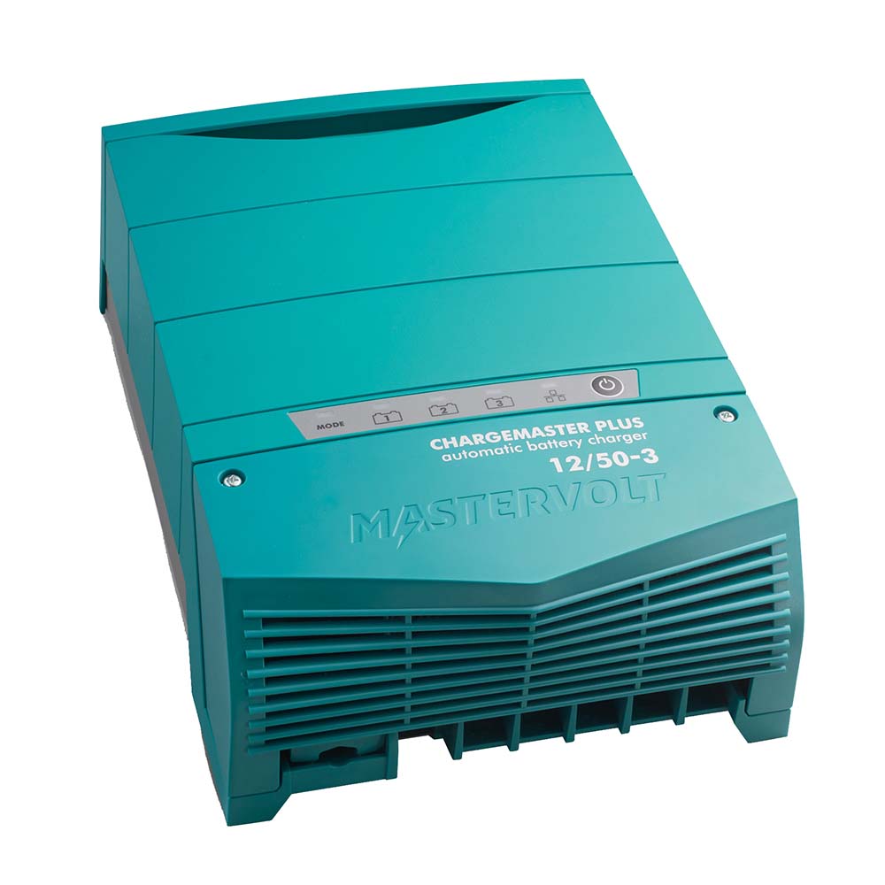 Mastervolt ChargeMaster Plus 12/50-3 Battery Charger - 12V 50A, 3 Outputs, 3-Step+ Charging, Lithium Compatible (44310505)