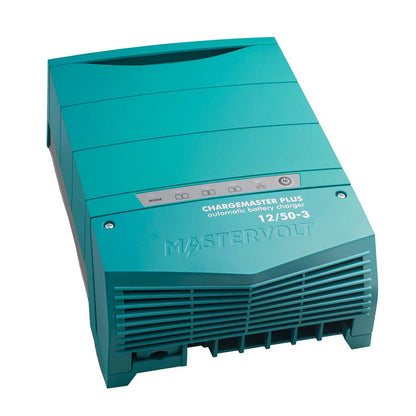 Mastervolt ChargeMaster Plus 12/50-3 Battery Charger - 12V 50A, 3 Outputs, 3-Step+ Charging, Lithium Compatible (44310505)