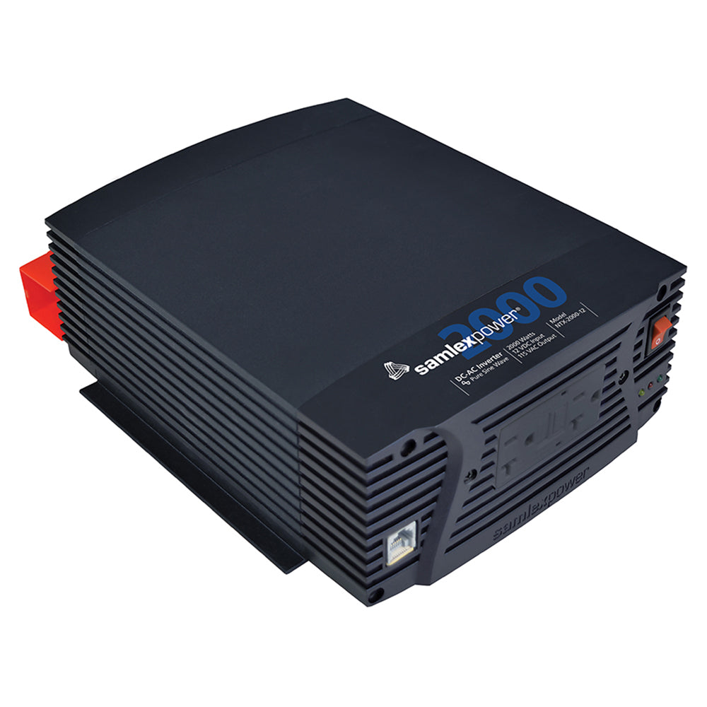 Samlex NTX-2000-12 2000W Pure Sine Wave Inverter - 12V DC, Hypersurge Technology, LCD Remote Included