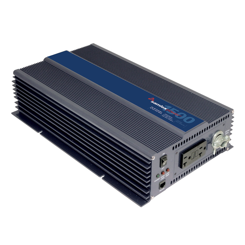 Samlex PST-1500-24 1500W Pure Sine Wave Inverter - 24V DC to 120V AC, 3000W Surge, GFCI Outlets, Hardwire Option