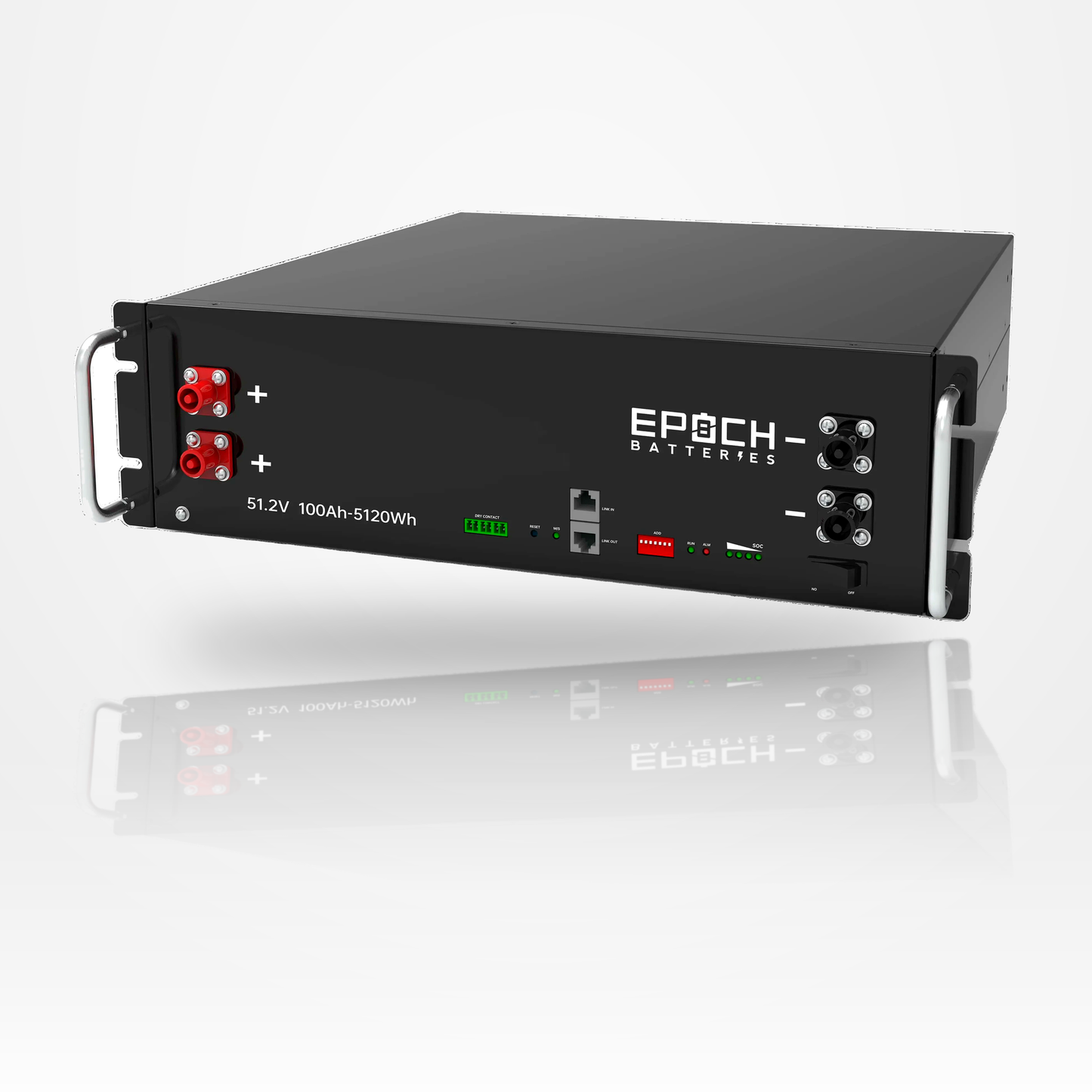 Epoch Batteries 48V 100Ah Self-Heating LiFePO4 Rack Battery