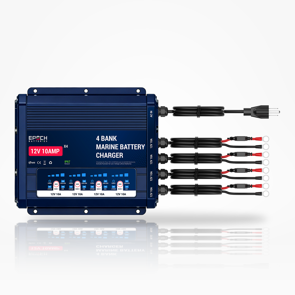 Epoch 4-bank marine charger