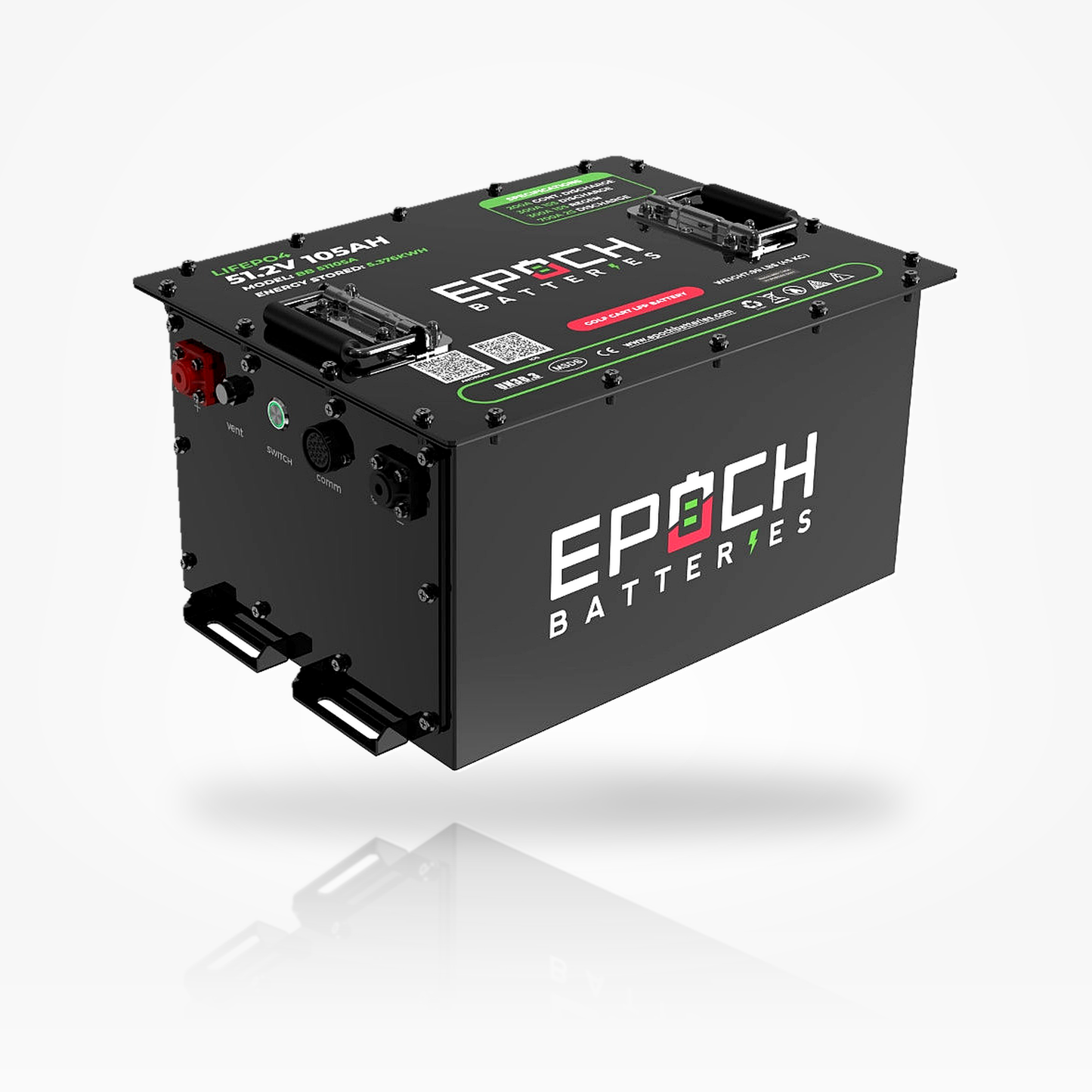Epoch Batteries 48V 105Ah LiFePO4 Golf Cart Kit With Bluetooth