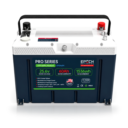 Epoch Batteries 24V 60Ah Pro Series LiFePO4 Battery With Bluetooth