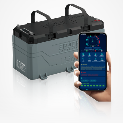 Epoch Batteries 36V 100Ah Heated LiFePO4 Battery With Bluetooth