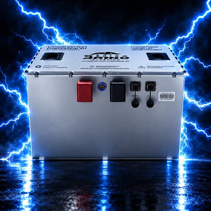 Lithium Rhino 76V 170Ah Godzilla battery, front
