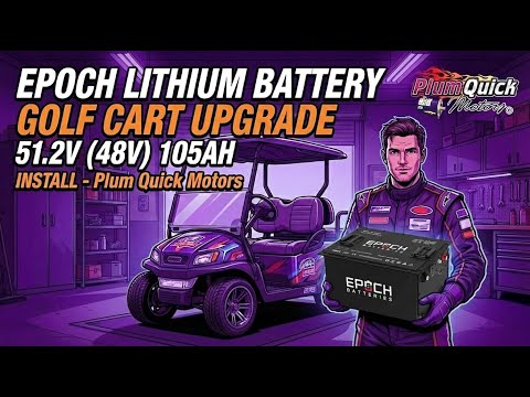 Epoch golf cart lithium kit unboxing video