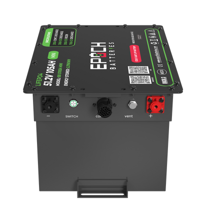 Epoch Batteries 48V 105Ah MINI LiFePO4 Golf Cart Kit Bluetooth