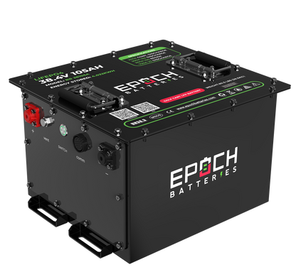 Epoch Batteries 36V 105Ah LiFePO4 Golf Cart Battery Kit With Bluetooth