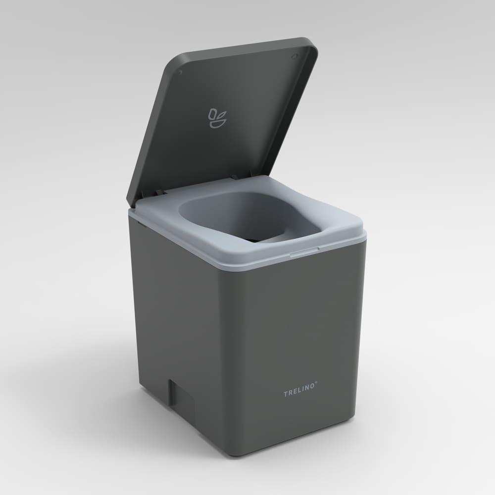 Trelino Evo L Dark Gray Large Portable Composting Toilet