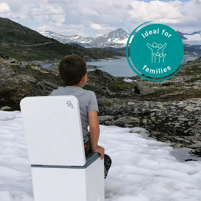 Trelino Evo L White Large Portable Composting Toilet