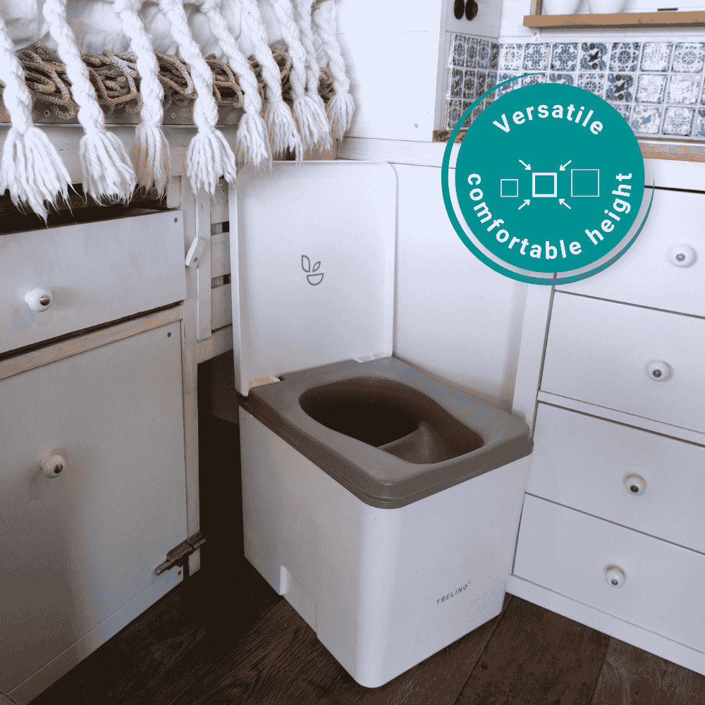 Trelino Evo M White Portable Composting Toilet