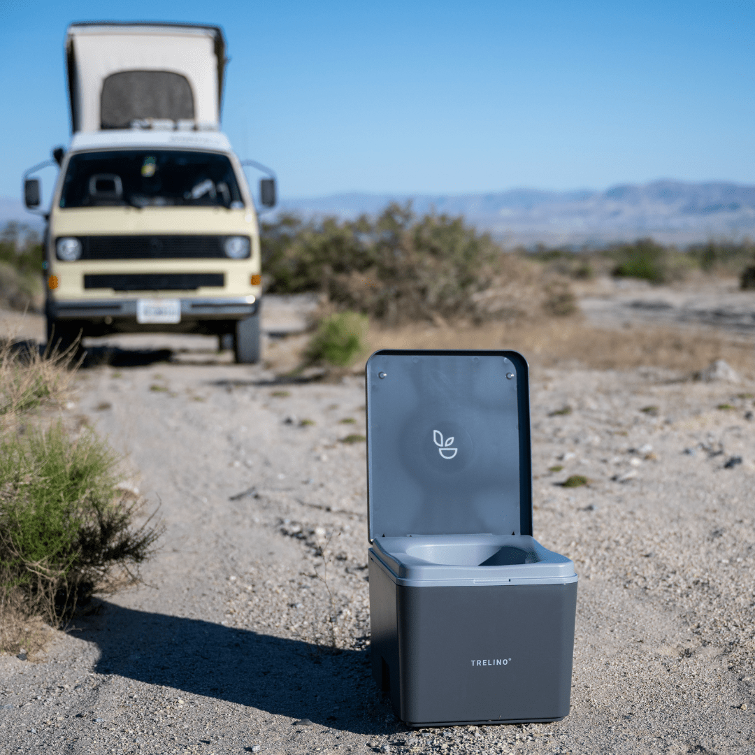 Trelino Evo S Dark Gray Portable Composting Toilet