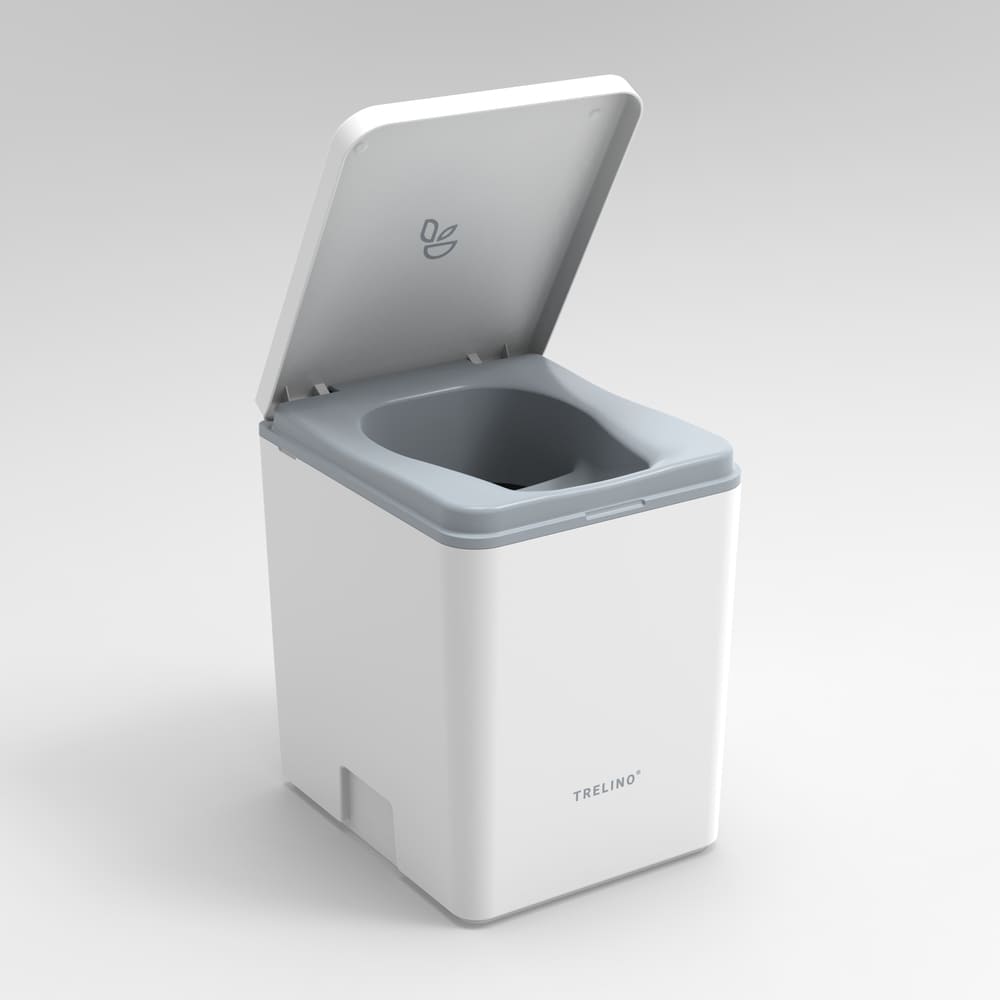 Trelino Evo L White Large Portable Composting Toilet