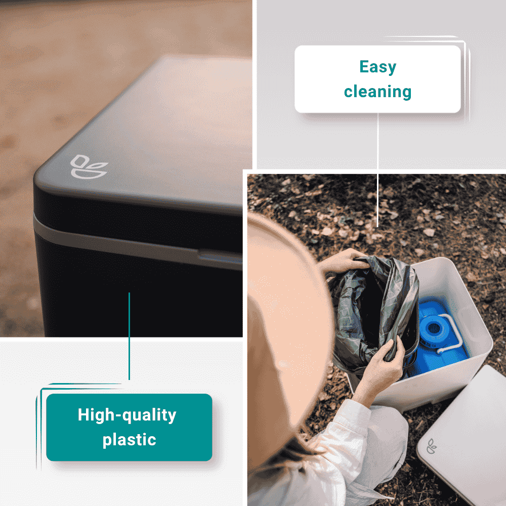 Trelino Evo L Dark Gray Large Portable Composting Toilet