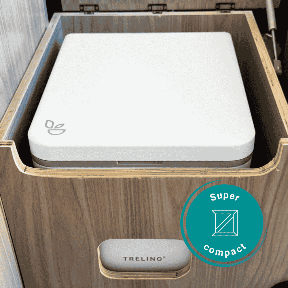 Trelino Evo M White Portable Composting Toilet
