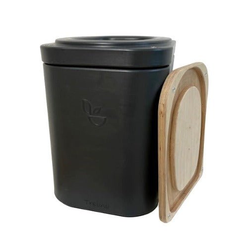 Trelino Origin L Large Portable Composting Toilet with Wooden Lid