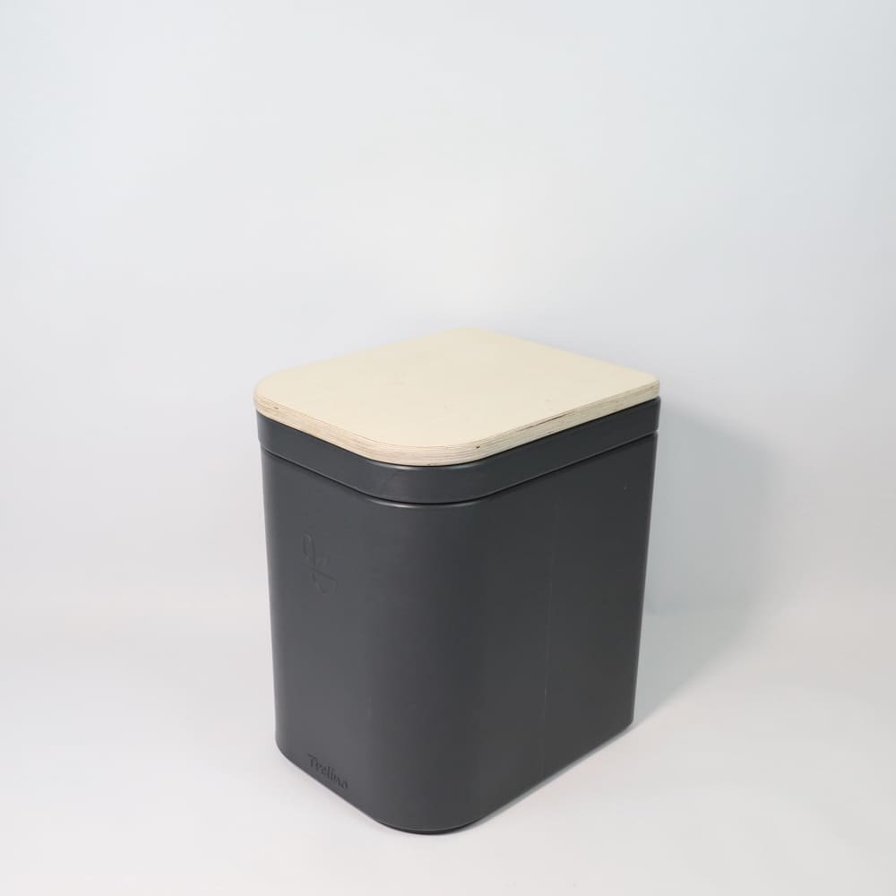 Trelino Origin L Large Portable Composting Toilet with Wooden Lid
