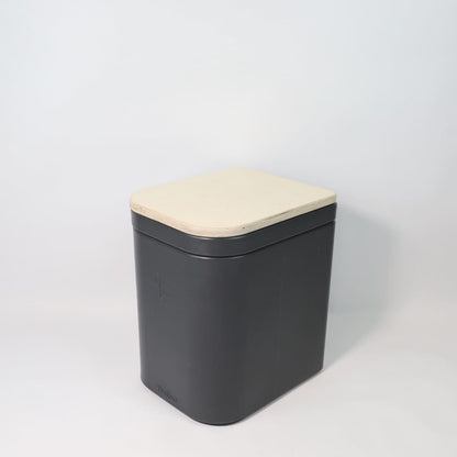 Trelino Origin L Large Portable Composting Toilet with Wooden Lid